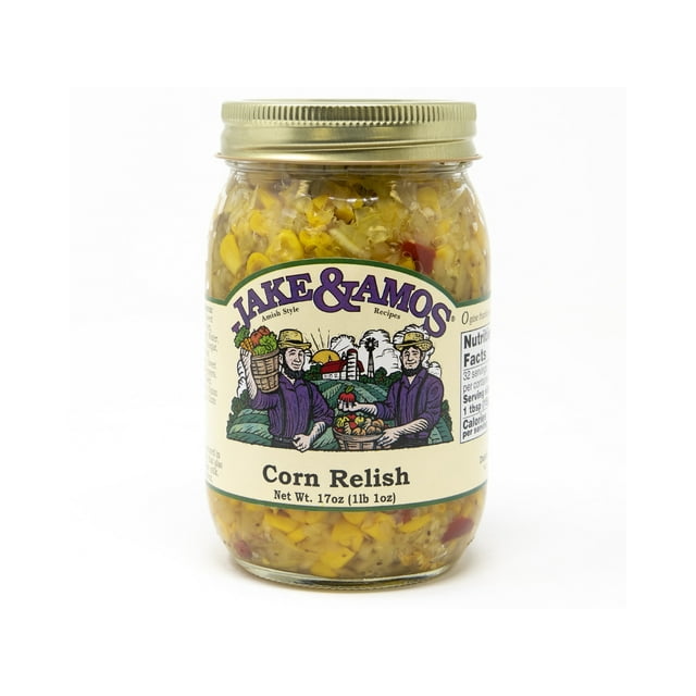 Jake & Amos Corn Relish, 2-Pack 17 oz. Jars