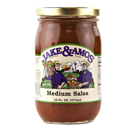 Jake & Amos Medium Salsa, 3-Pack 16 oz. Jars