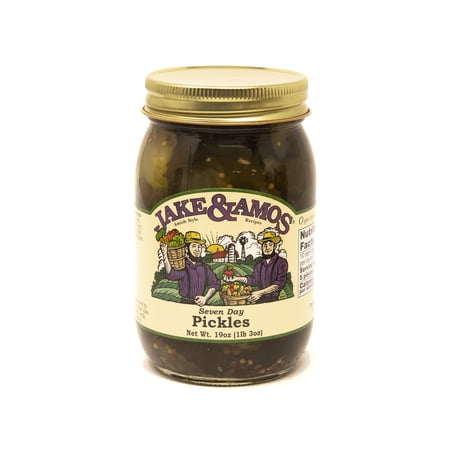 Jake & Amos Seven Day Pickles, 2-Pack 19 oz. Jars