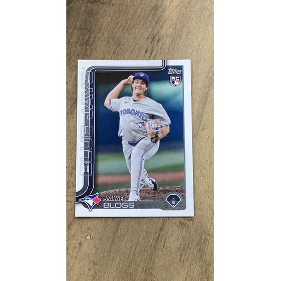 Jake Bloss MLB Toronto Blue Jays 2025 Topps 63 RC Trading Card