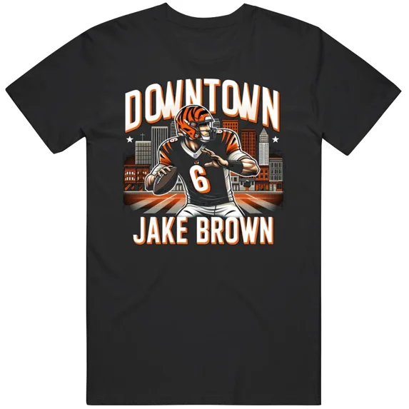 Jake Browning Downtown Jake Brown Football Fan Appreciation Unisex T-Shirt, up to size 5XL