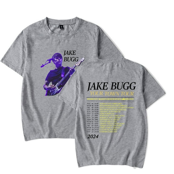 Jake Bugg Your Town Photo Tour T-Shirt Merch Women Men Clothes Trend Casual Short Sleeve Top