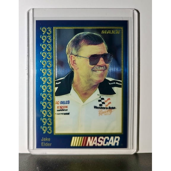 Jake Elder 1993 Maxx Premier Plus Racing #135 NASCAR Card DARWAL Inc.