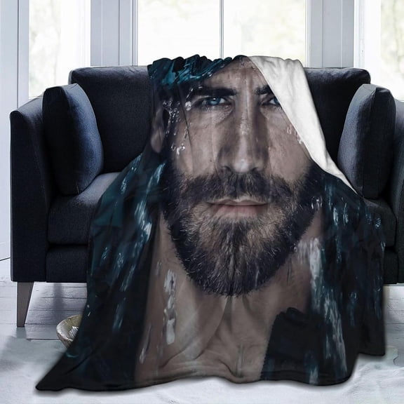 Jake Gyllenhaal Blanket Soft and Warm Lightweight Fluffy Throws Blankets Rug Carpet Gift for Beach Yoga Bedroom Living Room Decoration Sofa Camping Trip Dorm Decor All Season