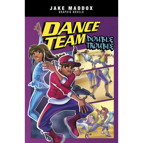 Jake Maddox Graphic Novels Dance Team Double Trouble, (Paperback)