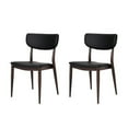 thumbnail image 1 of Jake Modern Dining Chair Black PU (Set of 2), 1 of 1