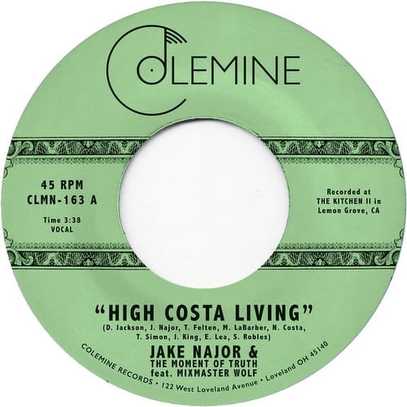 Jake Najor Feat. Mixmaster Wolf - High Costa Living / Grab A Soda - Music & Performance - Vinyl [7-Inch]