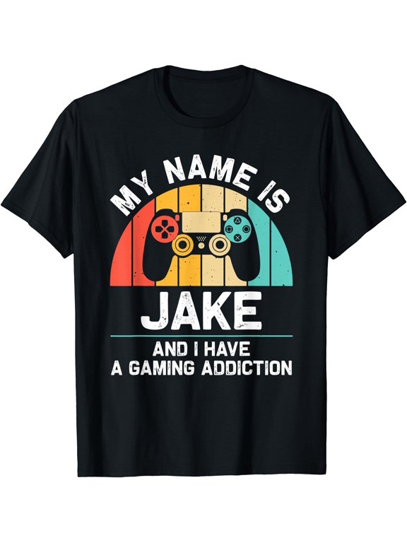 Jake Name Gaming Geek T T-Shirt
