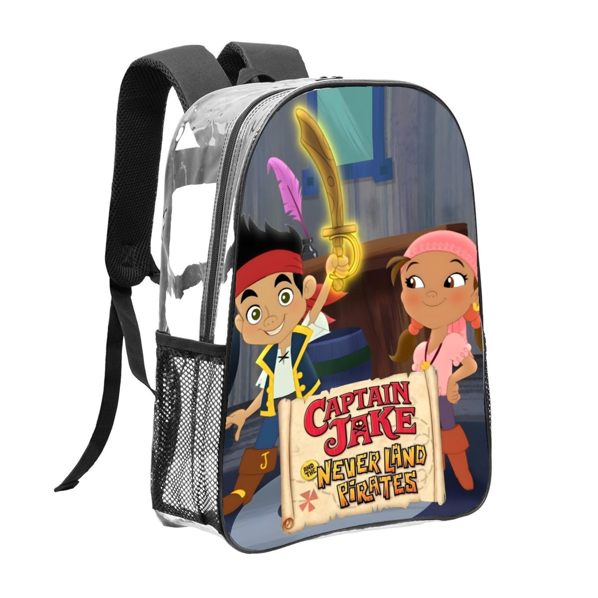 Jake and the Never Land Pirates-theme Clear Backpack Heavy Duty