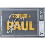 Jake Paul Signed Reserved Sign from Tyson vs Paul Press Conference Fight Beckett