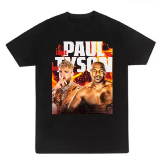 Jake Paul Vs Mike Tyson T Shirt New 2024 Boxing Tee