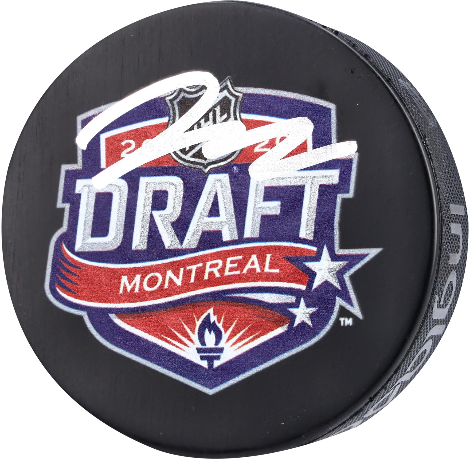 Jake Sanderson Ottawa Senators Autographed 2020 NHL Draft Logo Hockey