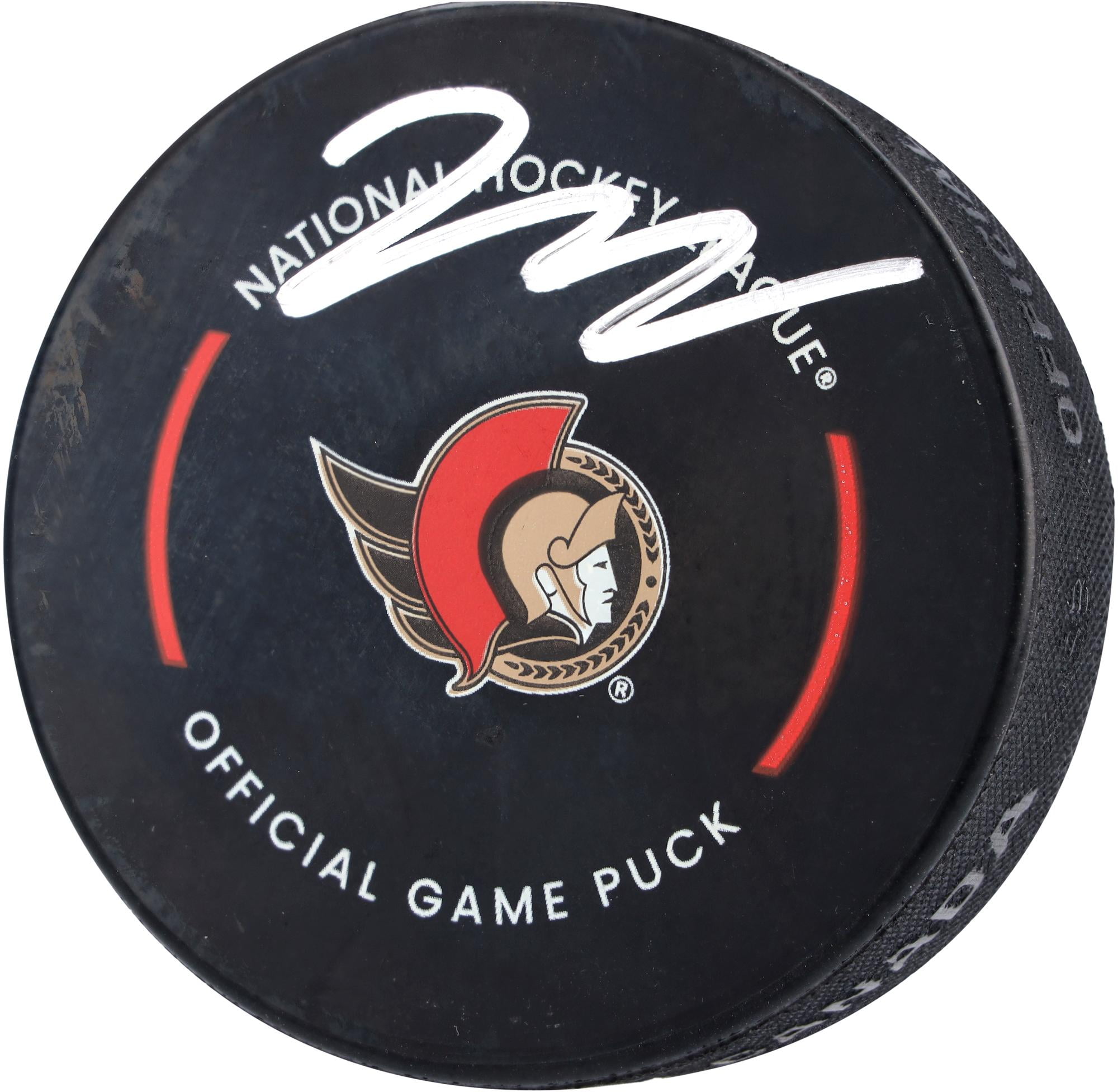 Jake Sanderson Ottawa Senators Autographed Official Game Puck - Fanatics Authentic Certified