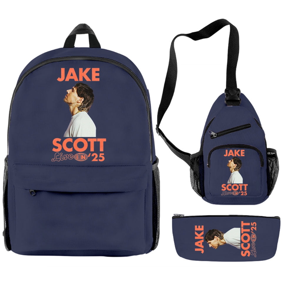 Jake Scott Backpacks 3 Pieces Sets On Tour Live In 2025 Shoulder Bag ...
