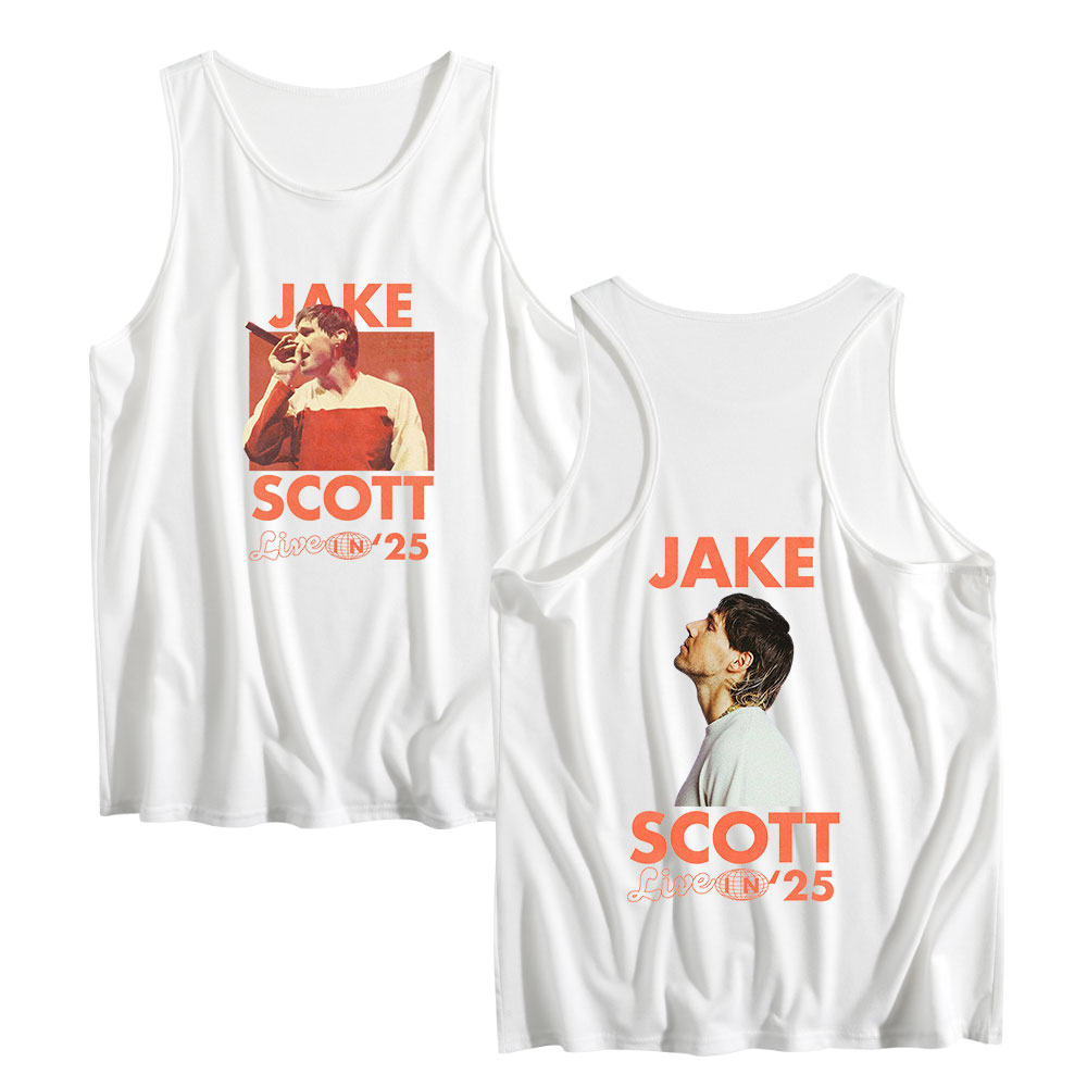 Jake Scott On Tour Live In 2025 Tank Tops Sleeveless Vintage 90s Vest ...