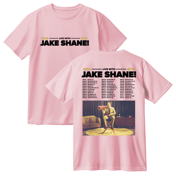 Jake Shane 2025 Tour Cotton T-shirt Women Men Short Sleeve Crewneck Fashion Tee