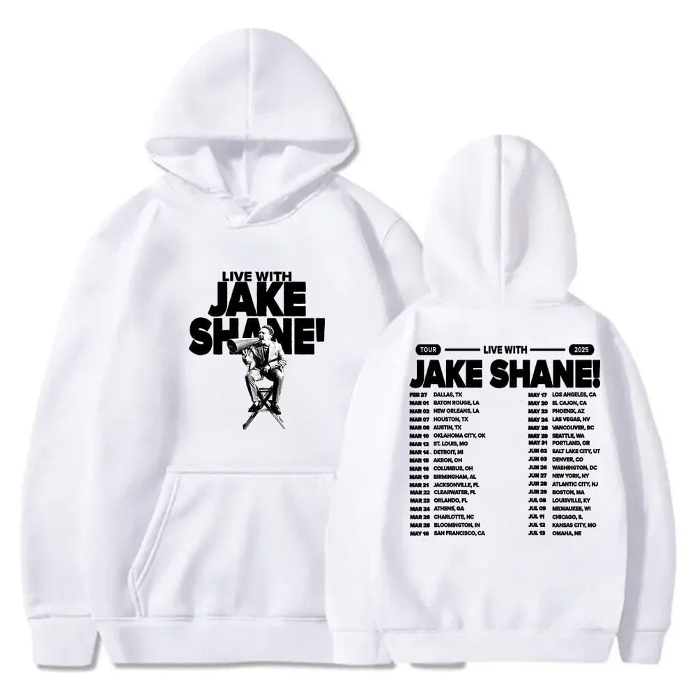 Jake Shane 2025 Tour Merch Hoodie unisex role-playing