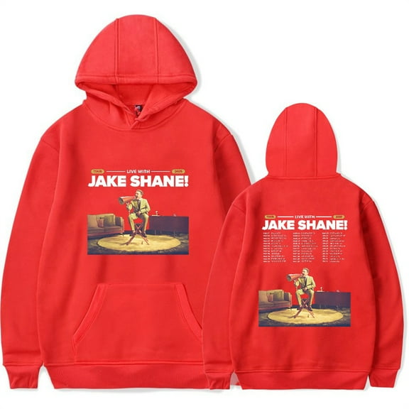 Jake Shane Live 2025 Tour Hoodies Unisex Pullover Hip Hop Sweatshirt Fashion Clothes