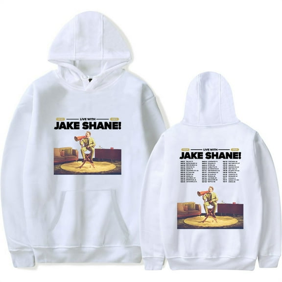 Jake Shane Live 2025 Tour Hoodies Unisex Pullover Hip Hop Sweatshirt Fashion Clothes