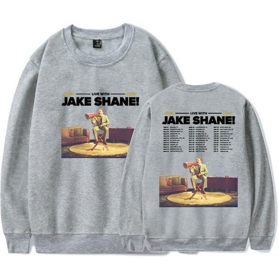 Jake Shane Live 2025 Tour Sweatshirts Unisex Clothes Hip Hop Crewneck Fashion Tops