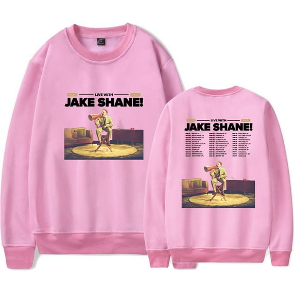 Jake Shane Live 2025 Tour Sweatshirts Unisex Clothes Hip Hop Crewneck Fashion Tops