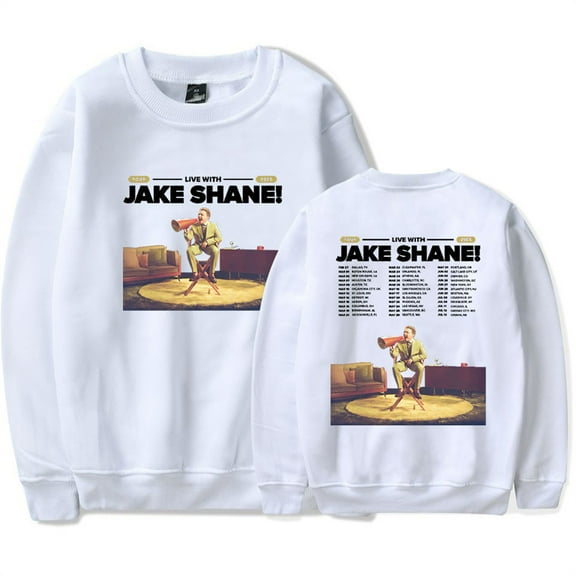 Jake Shane Live 2025 Tour Sweatshirts Unisex Clothes Hip Hop Crewneck Fashion Tops