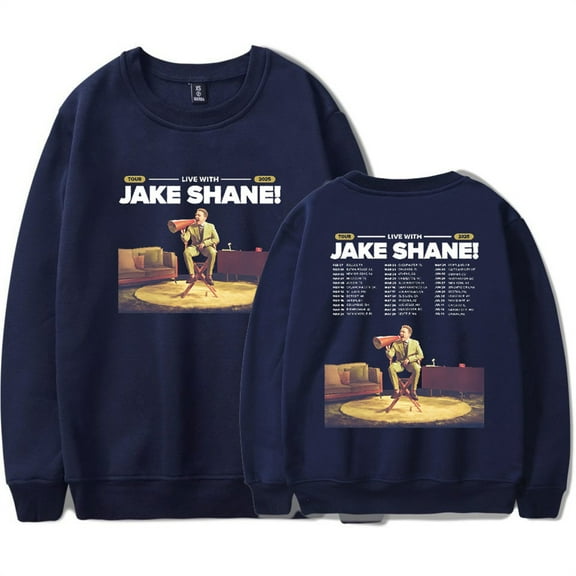 Jake Shane Live 2025 Tour Sweatshirts Unisex Clothes Hip Hop Crewneck Fashion Tops