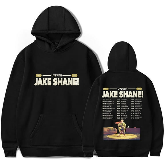 Jake Shane Tour 2025 Hoodies Long Sleeve Streetwear Cosplay Women Men Hooded Sweatshirts