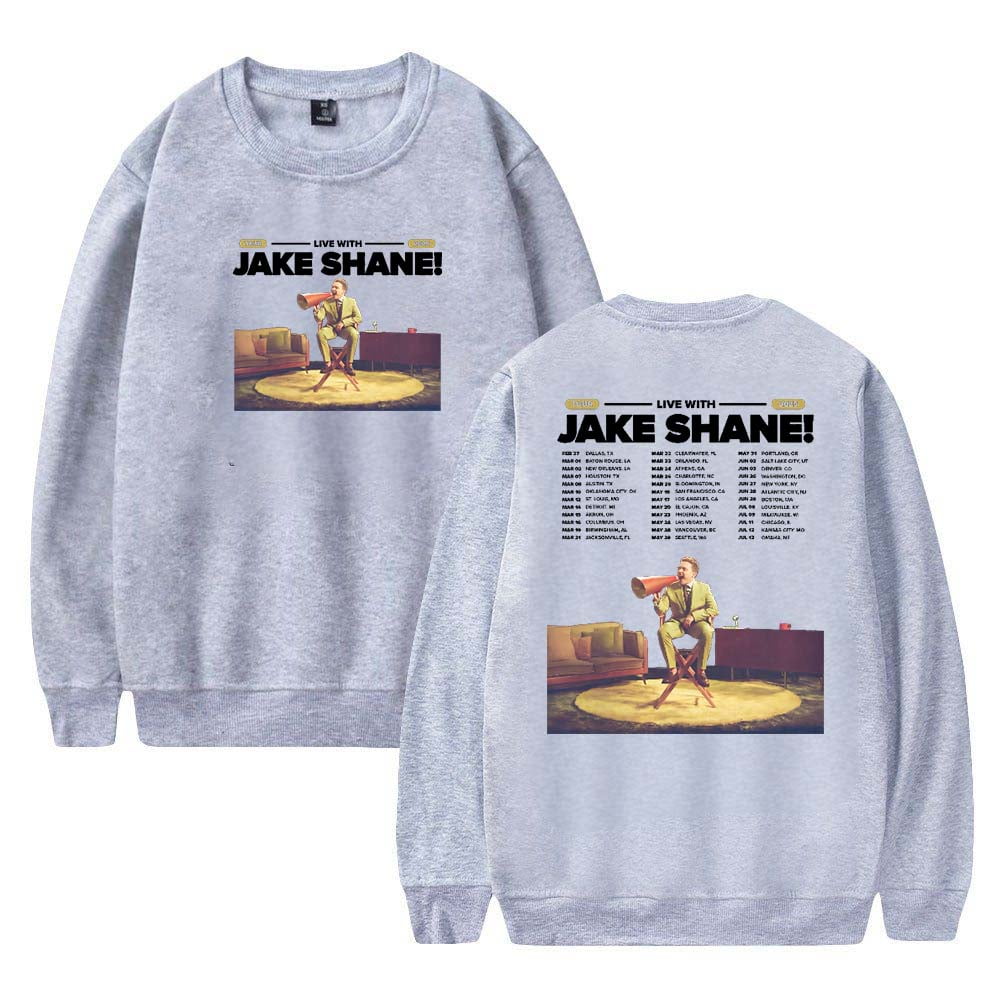 Jake Shane Tour 2025 Merch Sweatshirt Women Men Casual Crewneck