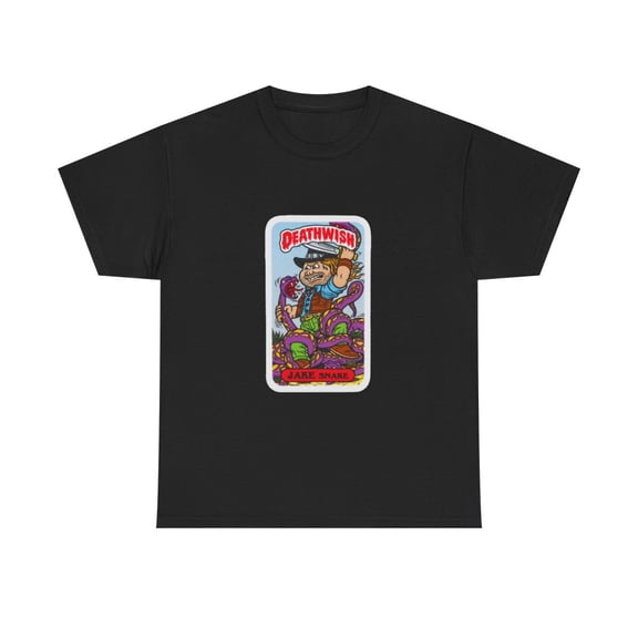 Jake Snake Low Life Kid Deathwish 2000s Skateboard Vintage Classic TShirt Print - Black / 5XL