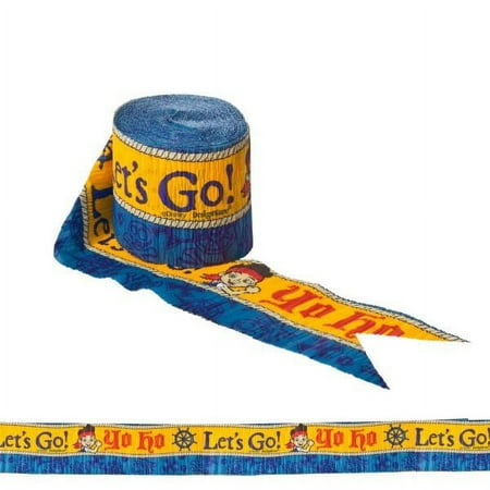 Jake & The Never Land Pirates Crepe Paper Streamer (30ft)
