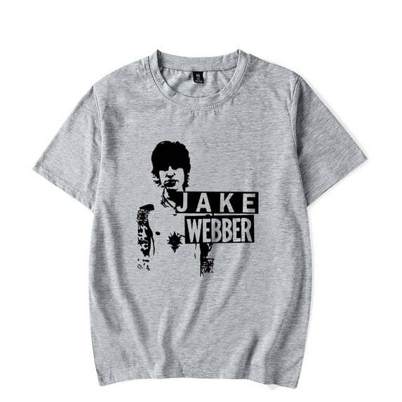 Jake Webber Burnout T-Shirt Men/Women Streetwear T-Shirt Shirt Short Sleeve