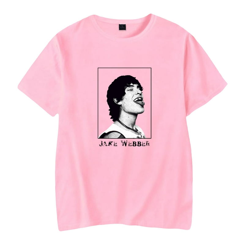 Jake Webber Tshirt Casual Short Sleeve Hip-hop Style Pullover