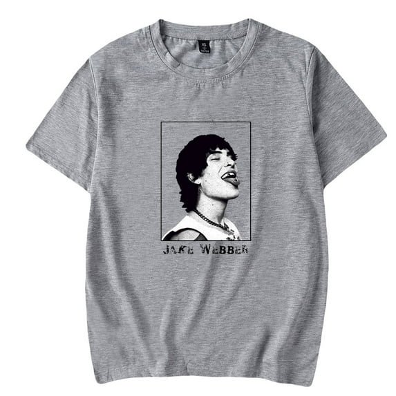 Jake Webber Tshirt Casual Short Sleeve Hip-hop Style Pullover Fashion Crewneck Tee