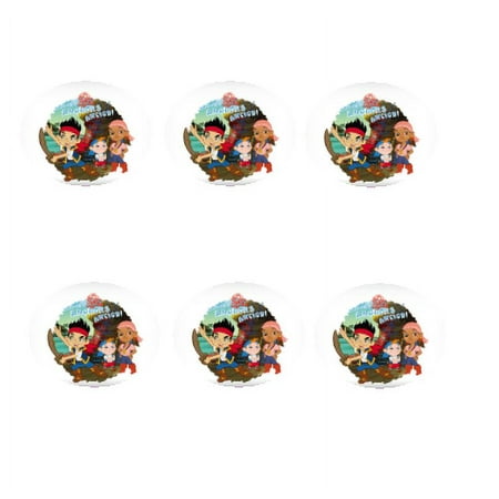 Jake and the Neverland Pirate 12 - 2 inch Cupcake Edible Frosting Photos