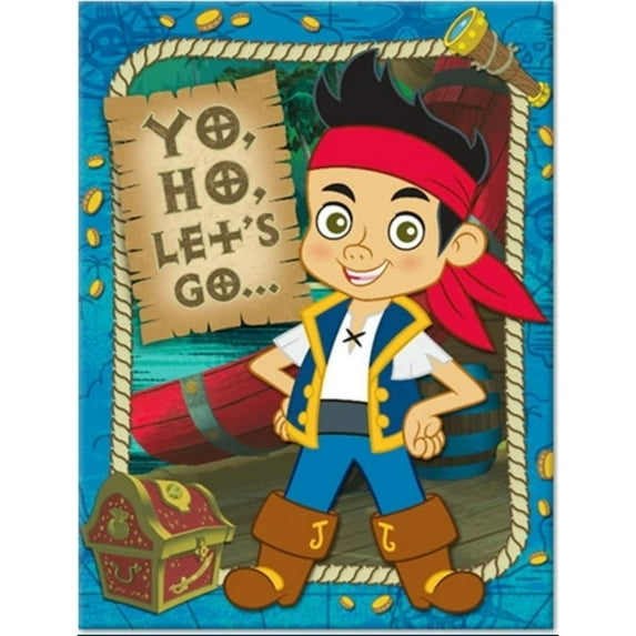 Jake and the Never Land Pirates Invitation