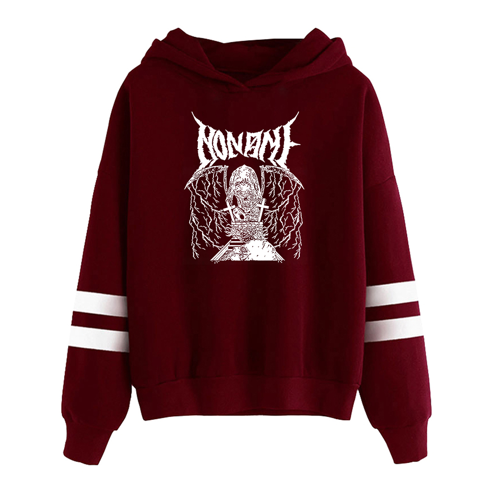 Jake ber Noname Merch Hoodie Pocketless Parallel Bars Sleeve