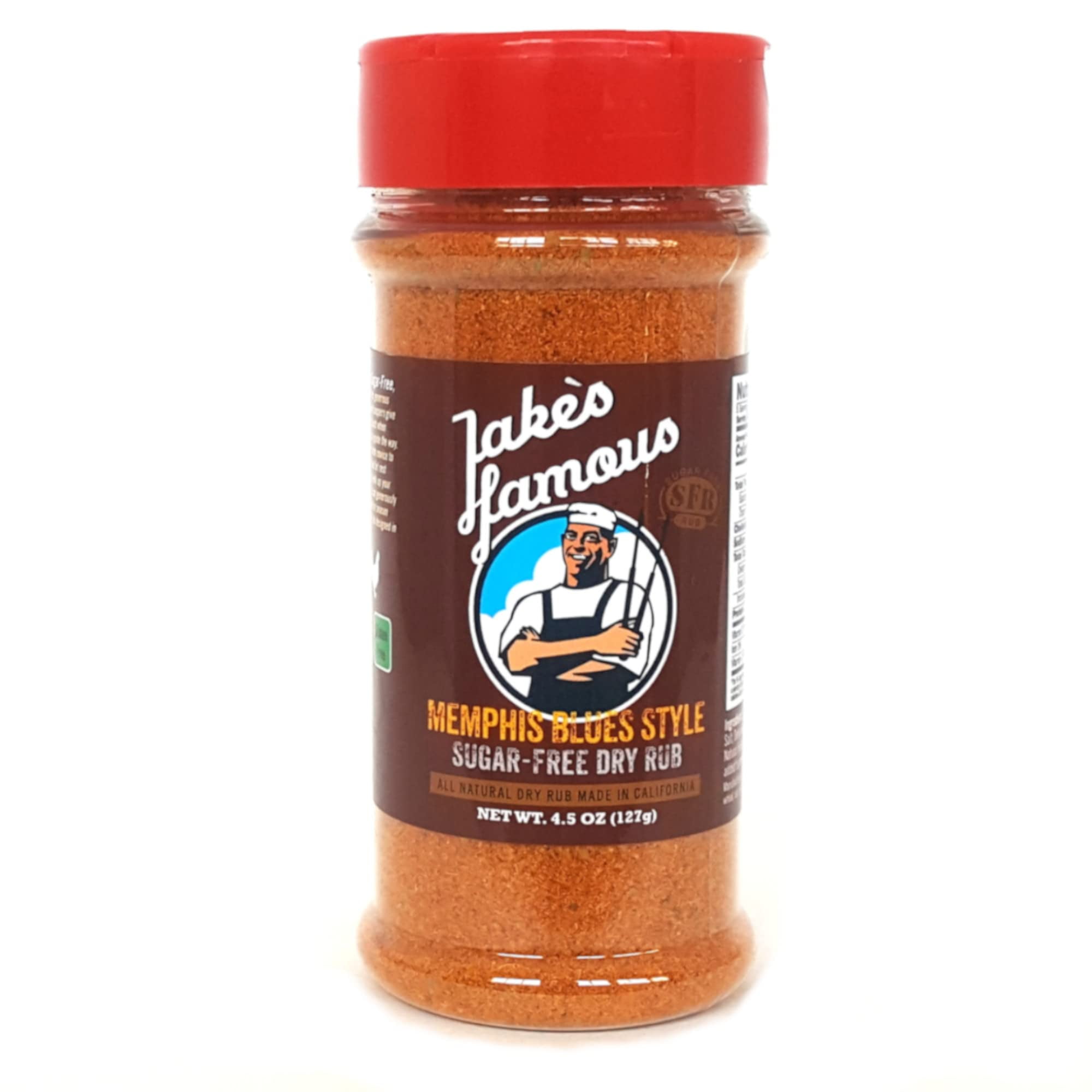 Jake’s Famous Memphis Rub, AIF4 Gluten Free, Sugar Free, Steak