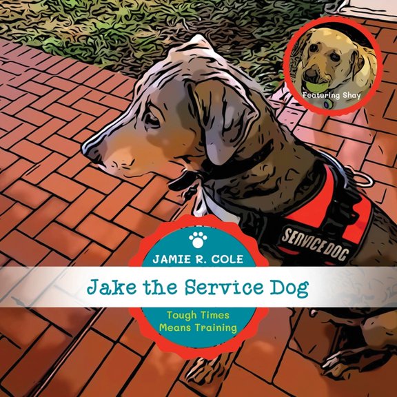 Jake the Service Dog Book 2: Tough Times Means Training, (Paperback)