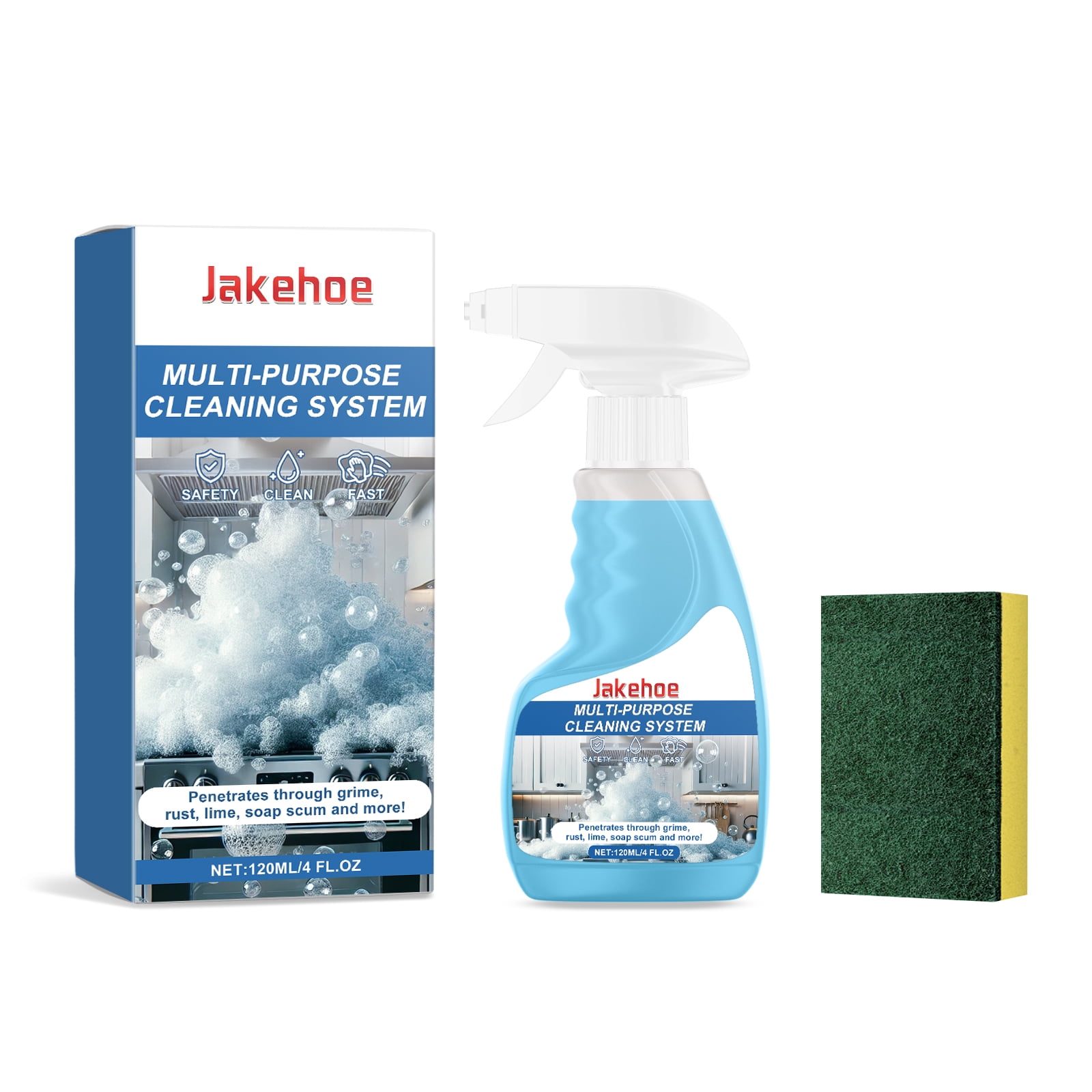 Jakehoe Multi-Surface Foam Cleaner Multi-Purpose Mild Foam Cleaner For Kitchen Cooktops