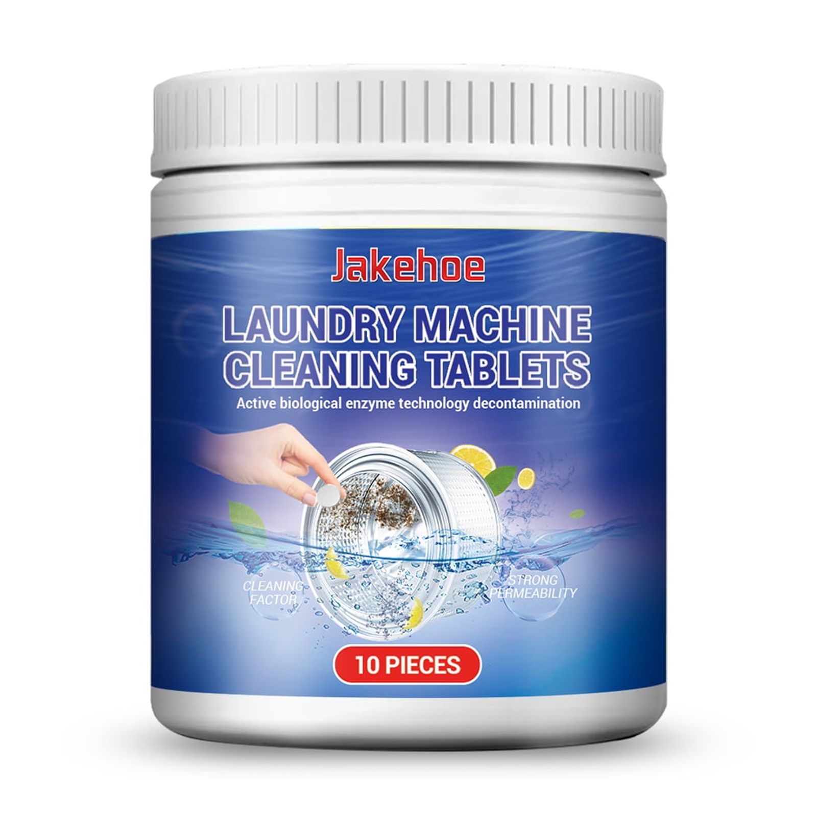 Jakehoe Washing Machine Cleaning Effervescent Sheet Roller Cylinder