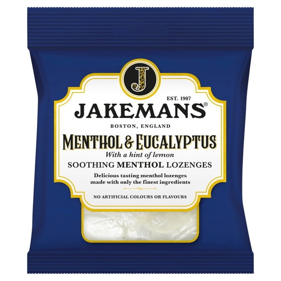 Jakemans Menthol & Eucalyptus Soothing Menthol Lozenges 73g (pack of 12)