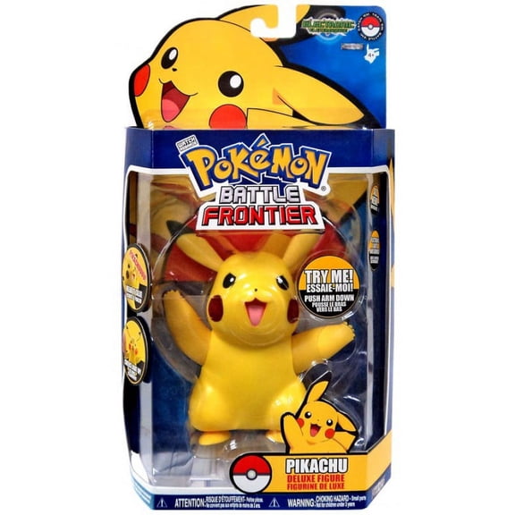 Jakks Pacific Pokmon Deluxe Series 1 Pikachu Action Figure with Electronic Sounds & Lights