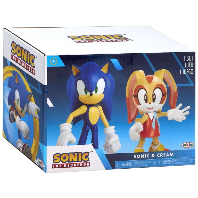 Jakks Pacific Sonic The Hedgehog Sonic and Cream Action Figure, 2
