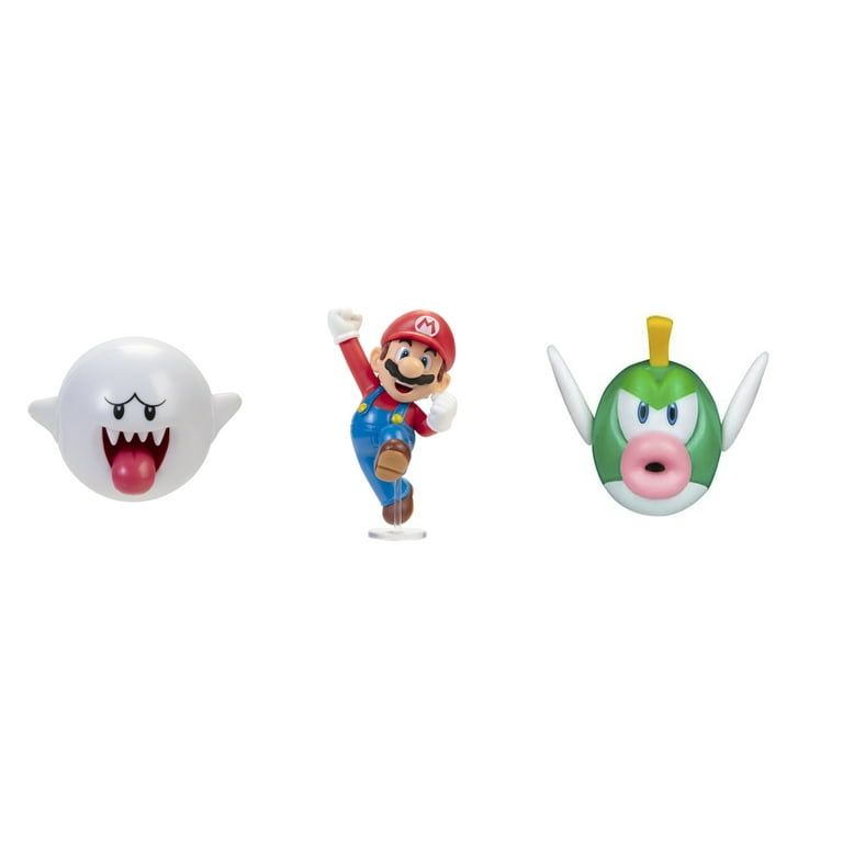 Nintendo Super Mario Toad, Mario, and Peach Action Figure Set - 3pk