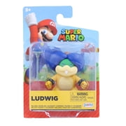 Jakks Pacific Super Mario Wave 31 Ludwig Von Koopa شخصية صغيرة مقاس 2.5 بوصة