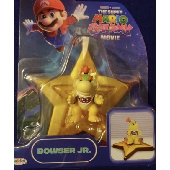 Jakks The Super Mario Galaxy Movie - Bowser Jr. Mini Figure -1.25 inches