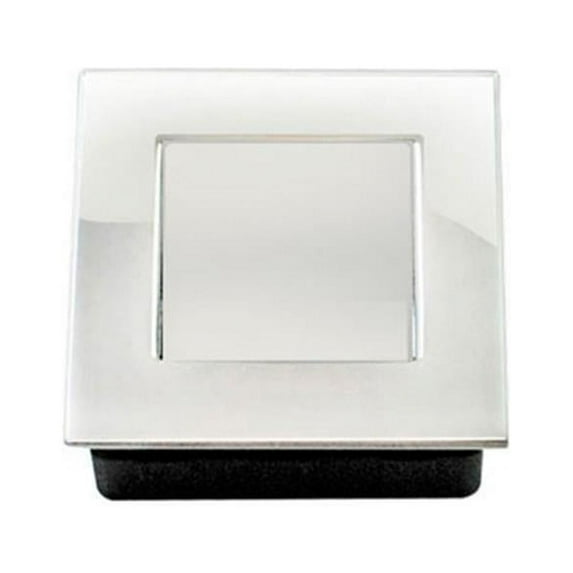 Jako 75 mm Square Flush Pull with Spring Loaded Cover- Satin US32D - 630 Stainless Steel