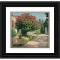thumbnail image 1 of Jakob Koganowsky 13x12 Black Ornate Wood Framed Double Matted Museum Art Print Titled: Garden with Oleander, 1 of 5