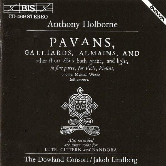 Jakob Lindberg - Pavans / Galliards / Almains - Music & Performance - CD